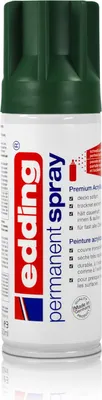 Produktbild von edding Permanent Spray moosgrün matt 200 ml Premium Acryllack, RAL 6005