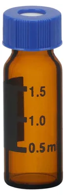 Autosampler-Vials 2 ml, 100 Stück, braun, für Chromatographie