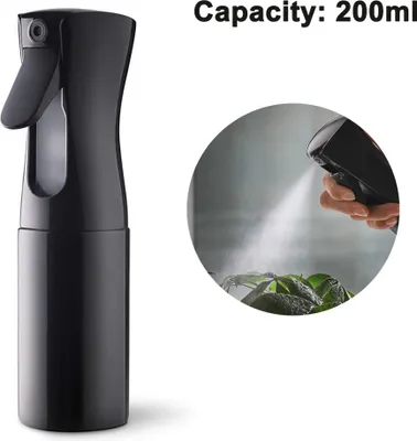 Produktbild von Sprühflaschen Kontinuierliche Ultra Fine Mist Leeres Wasserflaschens Friseur Spray Flaschen Salon Friseur Haar Werkzeug Wasser Sprüher 200ML