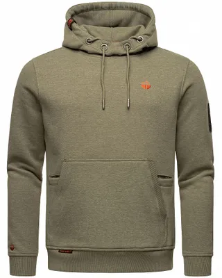 Produktbild von Stone Harbour Herren Kapuzenpullover Longsleeve Pulli Hoodie Sweater Ty Trey Olive Gr. 46 - S