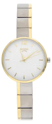 Produktbild von Boccia Uhr Damen 3308-05 Titan, Gold plattiert, Weiß
