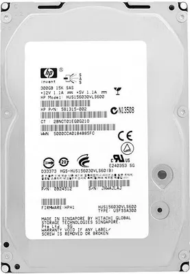 Produktbild von Festplatte HP HUS156030VLS600 300GB 15000Rpm SAS 3,5″ 581315-002