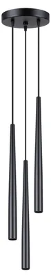 Produktbild von Pendelleuchte BLISS 3P Schwarz 3xG9 8W Stahl 118x19.5x19.5cm Sollux Lighting