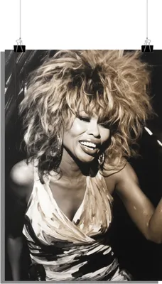 Produktbild von Musik Poster - Tina Turner Poster - Musikikone Poster - 61x91cm - Perfekt zum Einrahmen