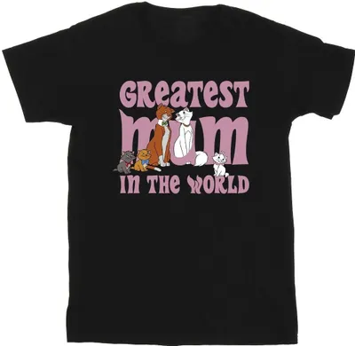 Produktbild von Disney - "The Aristocats Greatest Mum" T-Shirt für Herren BI11908 (L) (Schwarz)