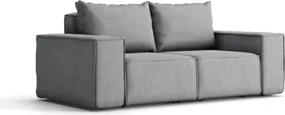 Produktbild von Gartensofa Loungesofa Sofa 2-Sitzer GARDENT wetterfester Stoff NXL Grau