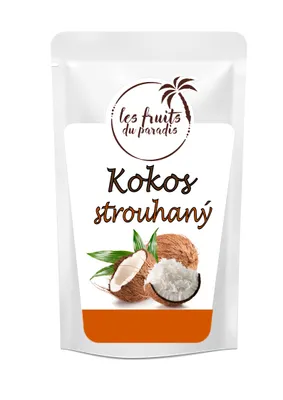 Obrázek produktu pro Kokos strouhaný odtučněný 500 g LES FRUITS DU PARADIS