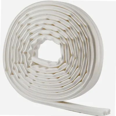 Zdjęcie produktu dla Uszczelka do drzwi i okien z tworzywa termoplastycznego, 9 x 6 mm, 1 m – kolor biały