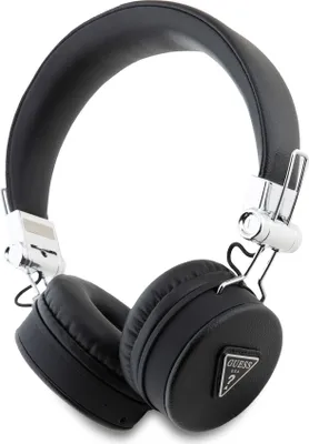 Obrázok produktu pre Guess Słuchawki Nauszne Bluetooth Enc Gubh70Pgtspsk Czarny/Black Grained Classic Round Shape