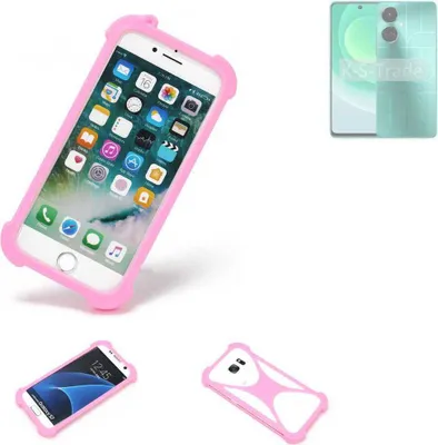 Produktbild von K-S-Trade Handy Hülle kompatibel mit Tecno Camon 19 Schutz Hülle Bumper Silikon Schutz Hülle Cover Case Silikoncase Silikonbumper TPU Softcase