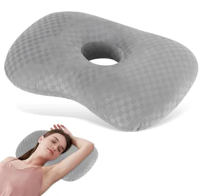 Obrázek produktu pro Ergonomická polštářka ve tvaru donutu pro piercingy v uších