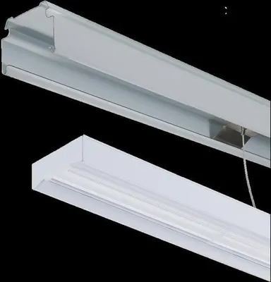 Produktbild von DOTLUX LED-Leuchteneinsatz LINEAlock 1437mm 25-75W 4000K dimmbar 1-10V 90*110° mit Notlichtbaustein