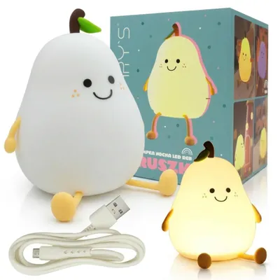 Zdjęcie produktu dla MARY'S Lampka Nocna LED Gruszka, Wolnostojący, Chłopak, dziewczyna, USB