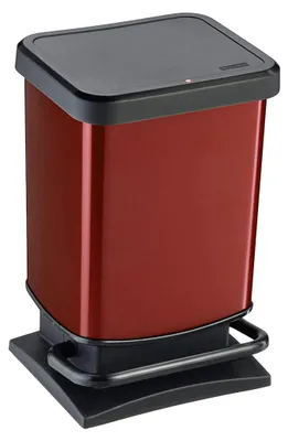 Produktbild von Rotho Abfalleimer 20L Paso - Treteimer Geruchsdicht - Abfallbehälter 29,3 x 26,6 x 45,7 cm - Mülleimer mit Softclose - Tretabfalleimer