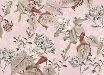 Produktbild von Komar Fototapete Blumen Rosa - 611647 - 350 x 250 cm