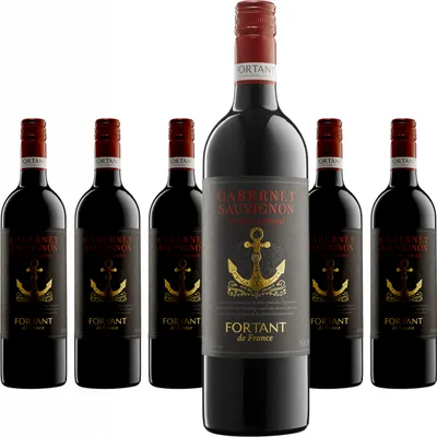 Produktbild von 6 x Fortant de France Cabernet Sauvignon Littoral