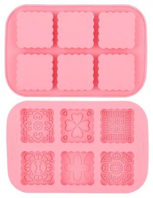 Produktbild von Lebensmittelqualität Silikon DIY Mooncake Form Kuchen Eiscreme Seifenherstellung