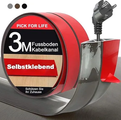 Produktbild von Selbstklebende Kabelschutzabdeckung für Boden