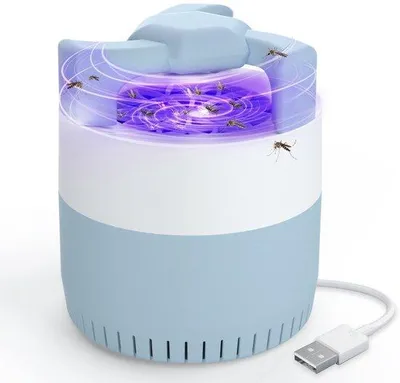 Productafbeelding van SnelShoppen - Insectenverdelger, Elektrische Muggenval met UV-Bescherming, Draagbare Muggenlamp, USB-Vliegenval voor Binnen en Buiten, Muggenbeschermi