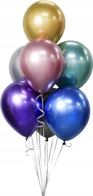 Obrázok produktu pre Balony MIX chromowane Beauty&Charm 30 cm