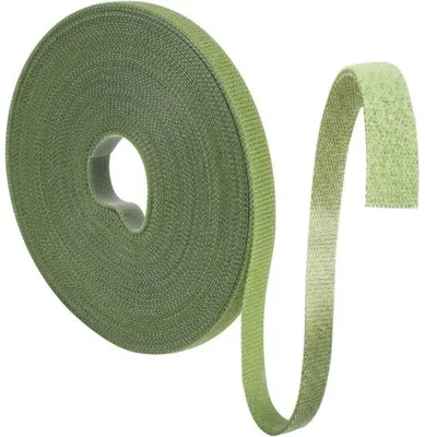 Produktbild von Grüne Pflanzensicherungen - 10mm Selbstklebende Pflanzensicherungen - Wasserfest - Recycelbar - Pflanzengroßhilfe - Grün - 10m