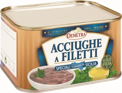 Immagine prodotto di Filetti di acciughe 740 gr. - Demetra
