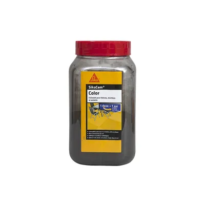 Produktbild von SIKA SikaCem Color Zement, Kalk und Gipspulver Farbe - Schwarz - 700g