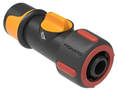 Produktbild von Fiskars Schlauchanschluss On/Off 19 mm (3/4”), Schlauchanschluss, 3/4", Schwarz, Orange, Rot