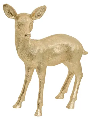 Produktbild von Goldfarbener Weihnachtsrehkitz, H. 64 cm
