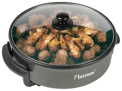Immagine prodotto di Padella elettrica multifunzione nera da 40 cm e 1500 w Bestron AHP1800Z