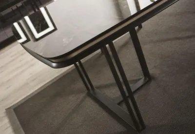 Produktbild von Luxus Set für Esszimmer Esstisch und 4x Stuhle Moderner Stil Holz möbel
