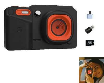 Produktbild von 1080P Digitalkamera 44MP – Fotoapparat mit 16X Digitalzoom, 32GB Karte, 1 Akku, Digitalkamera für Kinder, Studenten und Anfänger