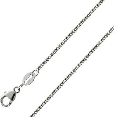 Produktbild von Platin 950 Panzerkette 1,0 mm massiv Cuban Link Chain  45