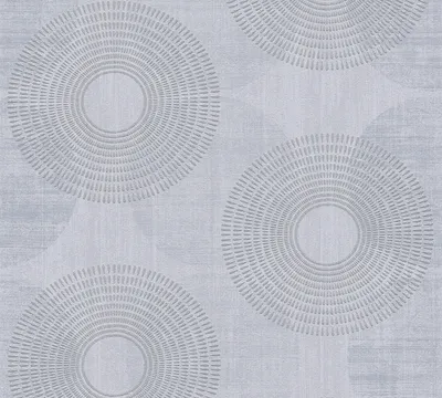 Produktbild von A.S. Création Tapete mit Kreismuster Attractive Vliestapete mit Glitzereffekt grau 10,05 m x 0,53 m