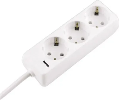 Produktbild von Hama 00030381, 1,4 m, 230 V, 50 Hz, Weiß, 195 mm, 86 mm