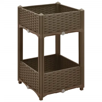 Zdjęcie produktu dla vidaXL Kosz na śmieci 40x40x71 cm Polipropylen