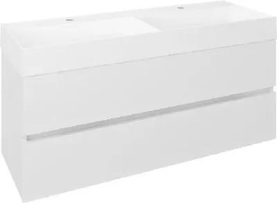 Zdjęcie produktu dla Sapho Odetta - Szafka pod umywalkę, 1180x500x435 mm, biały połysk DT120-3030
