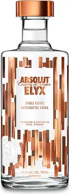 Produktbild von Absolut Elyx Single Estate Handcrafted Vodka | 42,3 % vol | 0,7 l
