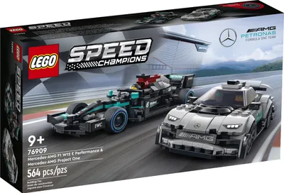 Produktbild von LEGO Speed Champions 76909 Mercedes-AMG F1 W12 E Performance & Mercedes-AMG Project One