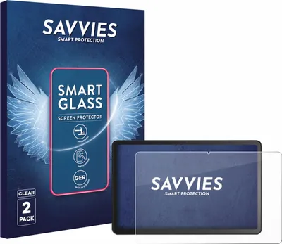 Produktbild von 2x Savvies Schutzglas Folie für Amazon Fire Max 11 9H Panzer Schutzfolie Glas Displayschutz klar transparent