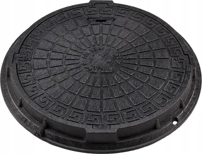 Produktbild von Schachtabdeckung Kanaldeckel Schachtdeckel DN600/750 A15 BabylonPlast™ Schwarz