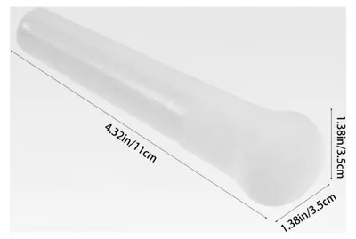 Produktbild von Keramikstößel 10 cm – Handlicher Küchenstößel für Knoblauch, Ingwer und Gewürze, bruchfest und ergonomisch für Restaurant und Küche