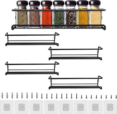 Produktbild von Famanu Gewürzregal Wandmontage - Set mit 4 Regalen