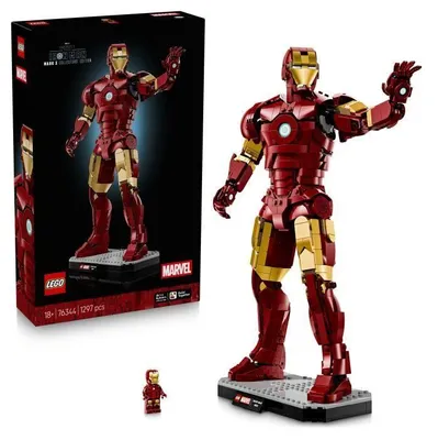 Immagine prodotto di LEGO | Marvel 76344 Iron Man Mark 3 Edizione da collezione - Set di costruzione per adulti