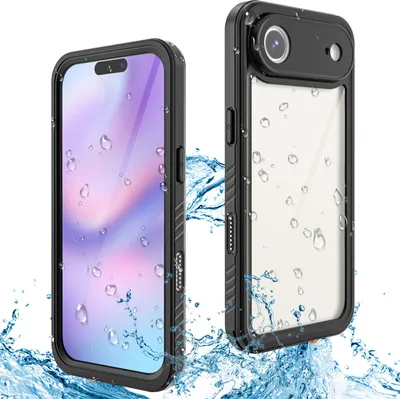 Immagine prodotto di Custodia impermeabile per iPhone Air Protezione completa all'aperto IP68 certificata Full Body Underwater Case Nero