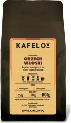 Produktbild von KAFELOV | Kaffeebohnen Nussbaum 1000g - Aromatische Mischung - 100% Arabica - Mittelgeröstet