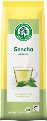 Produktbild von SENCHA LISTOVÝ ZELENÝ ČAJ, 75 g - LEBENSBAUM