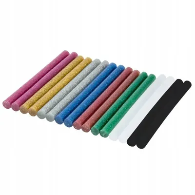 Produktbild von Klej uniwersalny zielony brokat, 8 sztuk, 7-8 x 100 mm