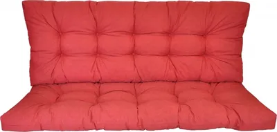Obrázek produktu pro Polstr na zahradní houpačku 120 cm - látka vínový melír