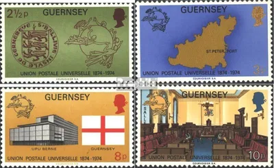 Produktbild von Briefmarken GB - Guernsey 1974 Mi 106-109 (kompl.Ausg.) postfrisch Weltpostverein